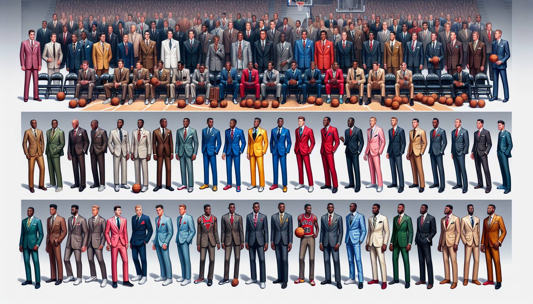 The Evolution of NBA Draft Fashion: Iconic Suits Through the Eras