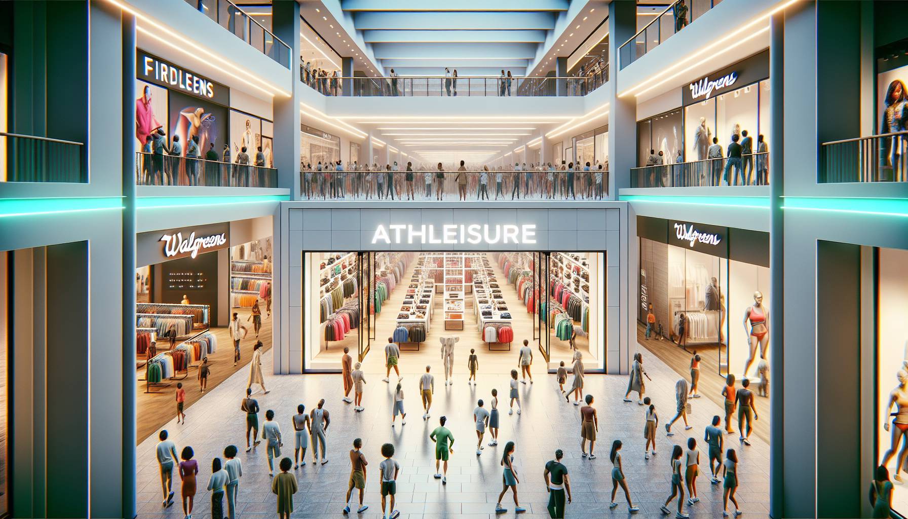 Fashion Mall Welcomes New Athleisure Store as Two Walgreens Close